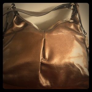 ANNE KLEIN Shoulder Hobo Soft Bronze Trinity NWT